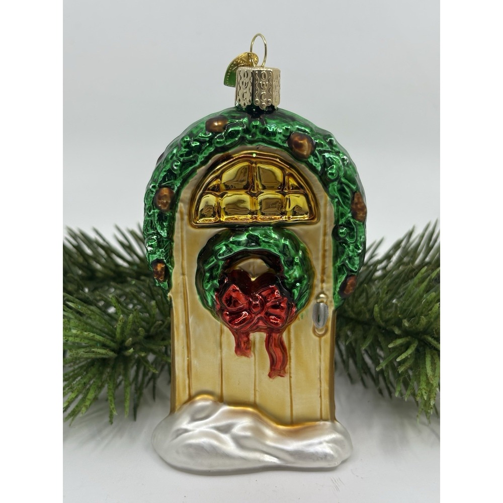Merck Old World Christmas 2001 Welcome Home Christmas Ornament